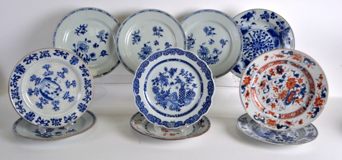 A SET OF TEN 18TH CENTURY CHINESE EXPORT PORCELAIN (1 of 1)
