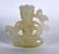 A CHINESE CARVED WHITE JADE FIGURE OF A SEATED BUDDHIST - 2