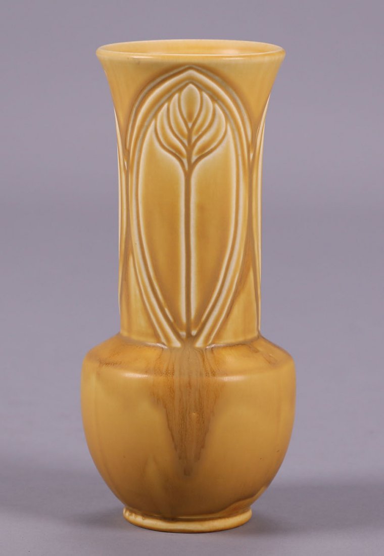 Rookwood Tall Yellow Vase (1 of 4)