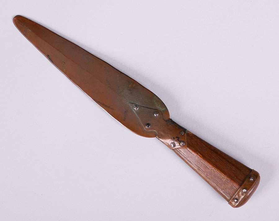 Joseph Heinrichs Copper & Silver Letter Opener c1910 (1 of 3)