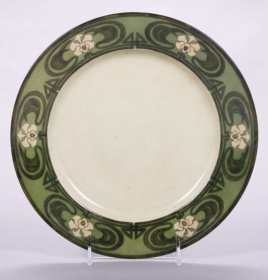 Anna Abercrombie Hand-Painted Porcelain Plate c1910 (1 of 3)