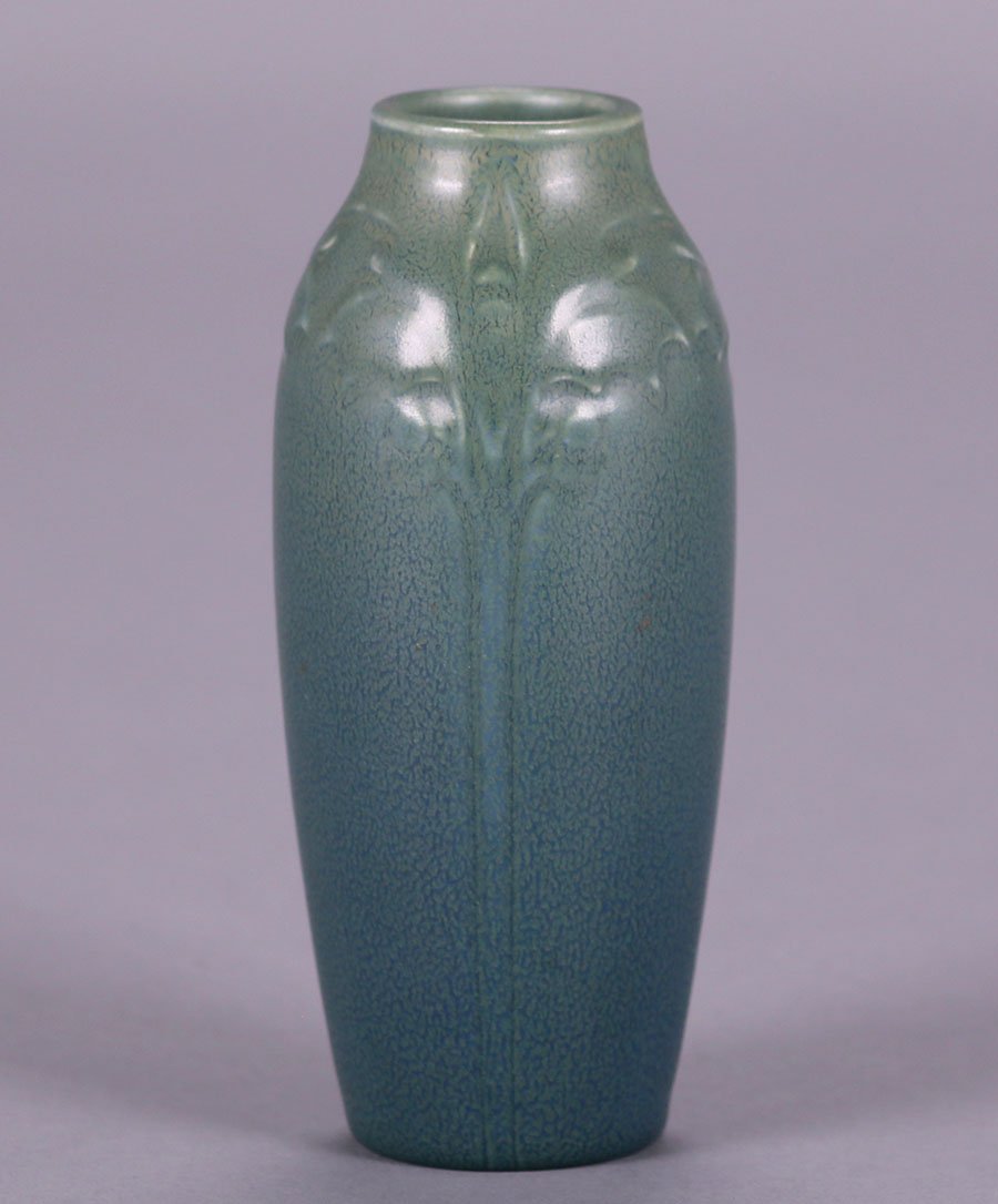 Rookwood Matte Blue Vase 1917 (1 of 3)