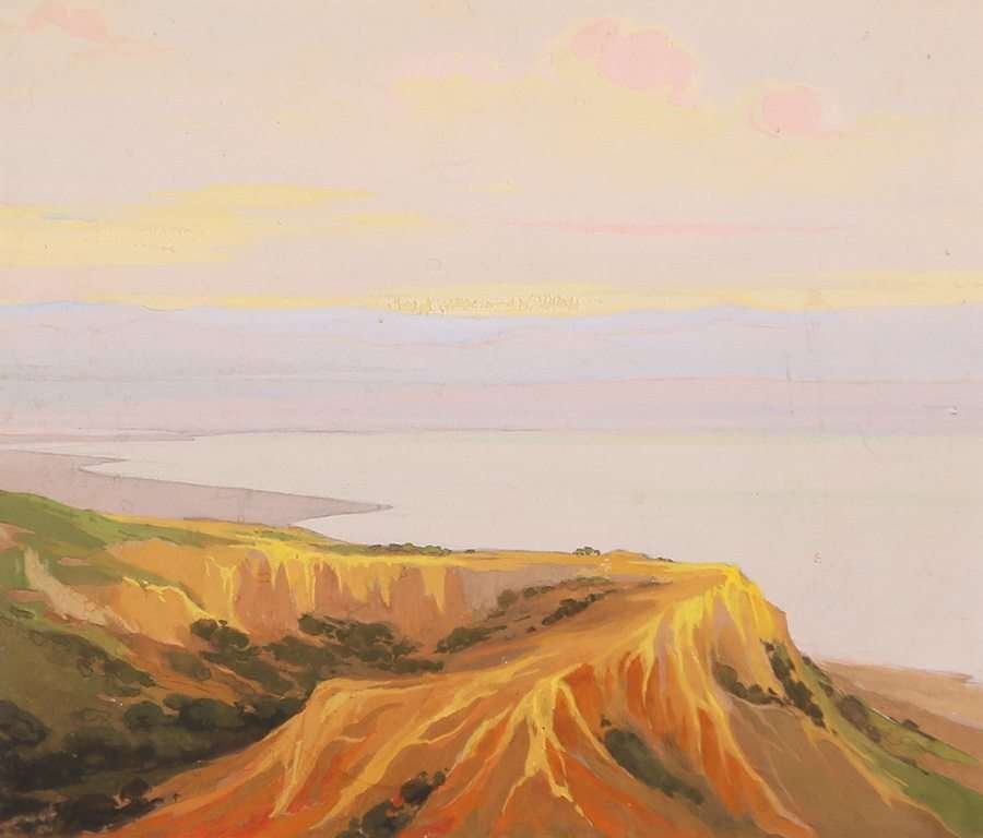 Alfred Mitchell Painting of Point Loma, CA (1 of 4)