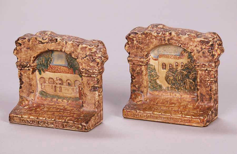 Pair of Claycraft San Juan Capistrano Bookends (1 of 5)