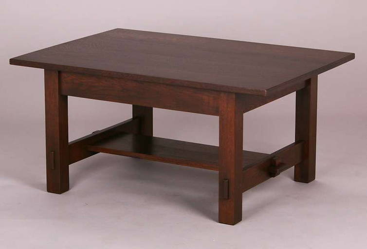 L&jg Stickley Coffee Table 40"w