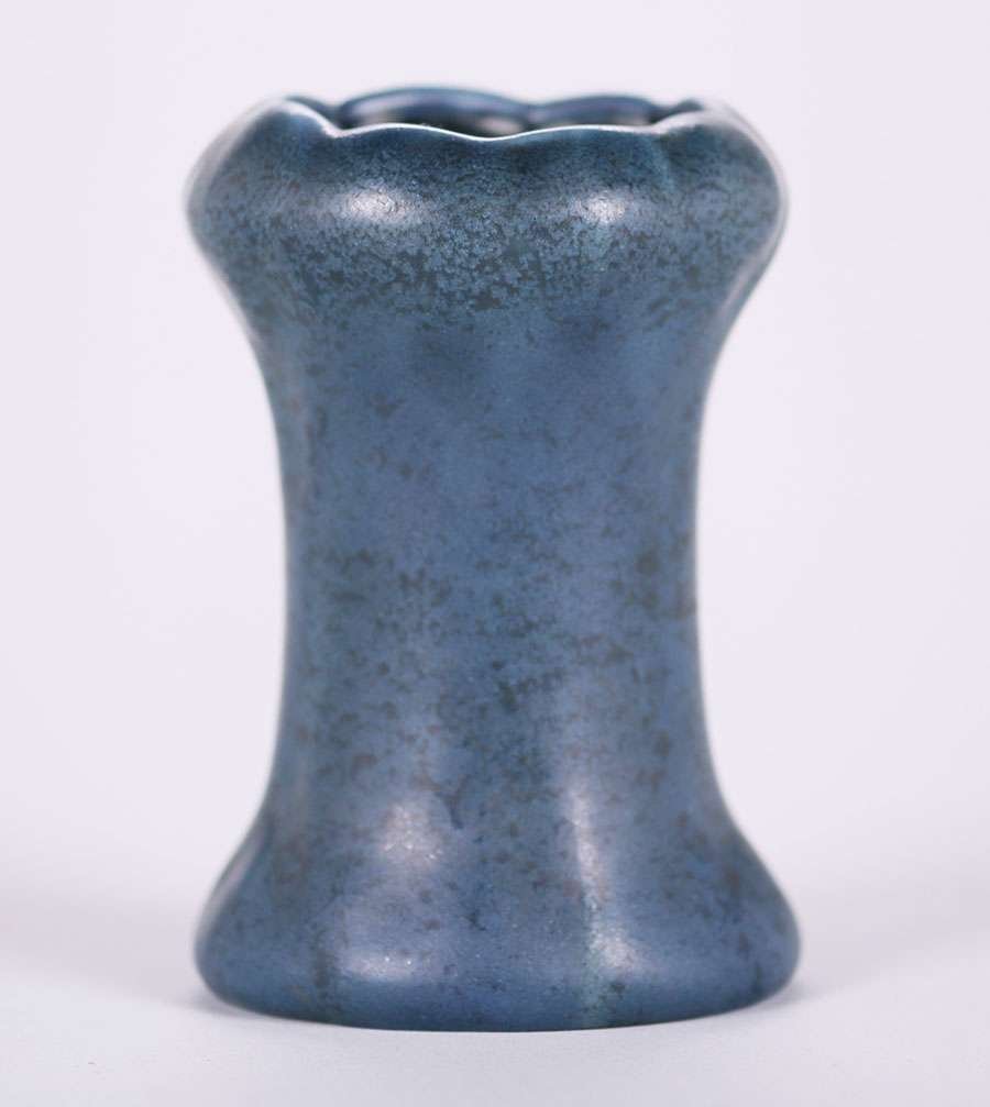 Small Hampshire Matte Blue 3" Vase (1 of 2)