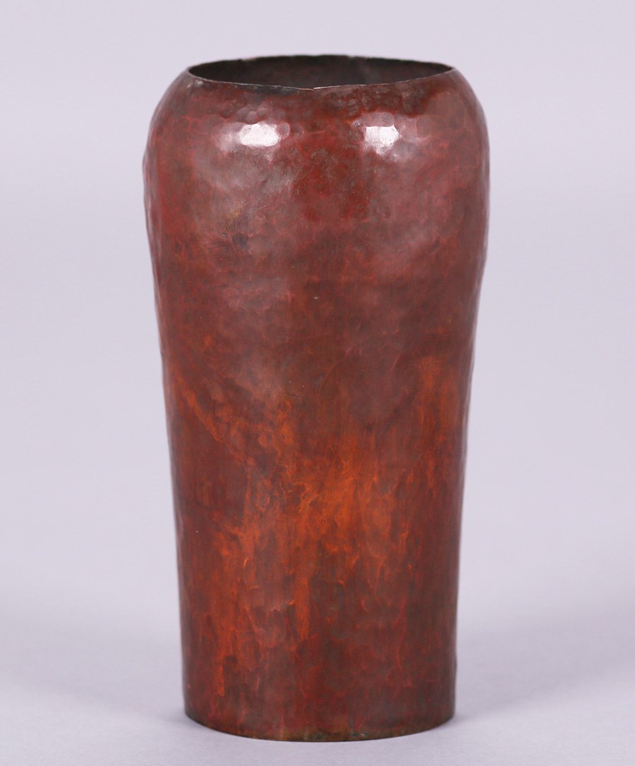Michael Adams - Aurora Studios Red Warty Vase (1 of 5)