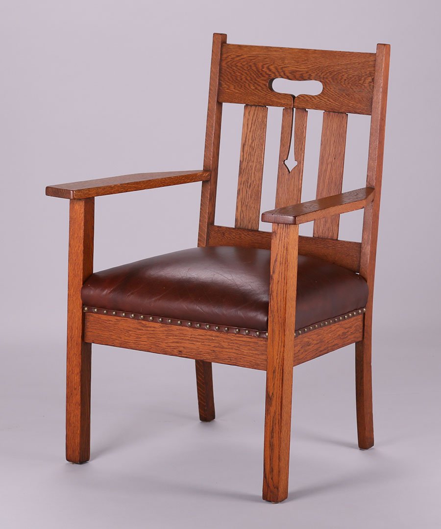 Grand Rapids Mission Oak Armchair (1 of 1)