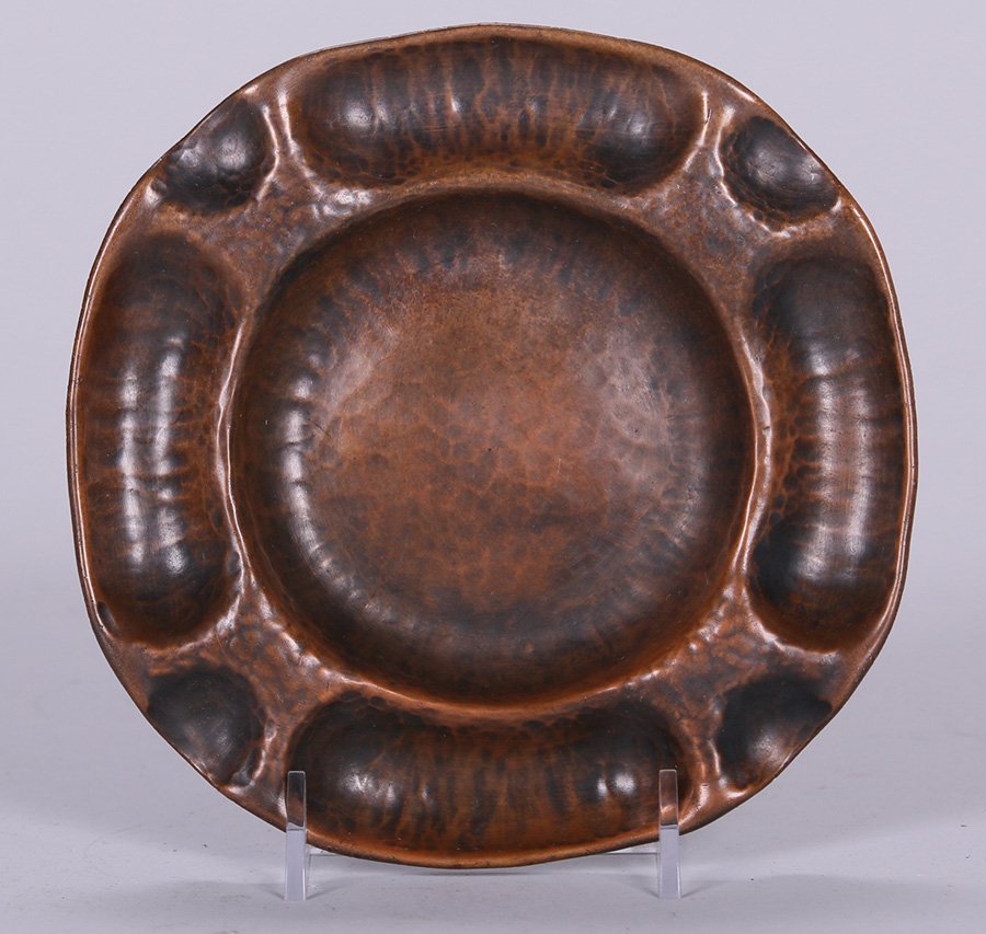 Early Dirk van Erp Hammered Copper Tray (1 of 4)