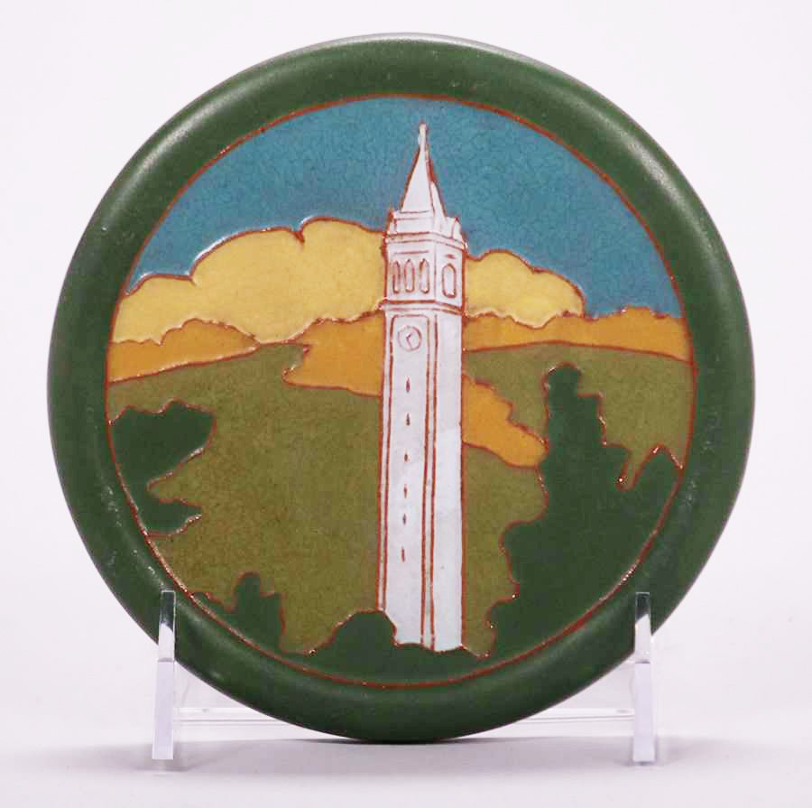California Faience UC Berkeley "Campanile" Tile (1 of 2)