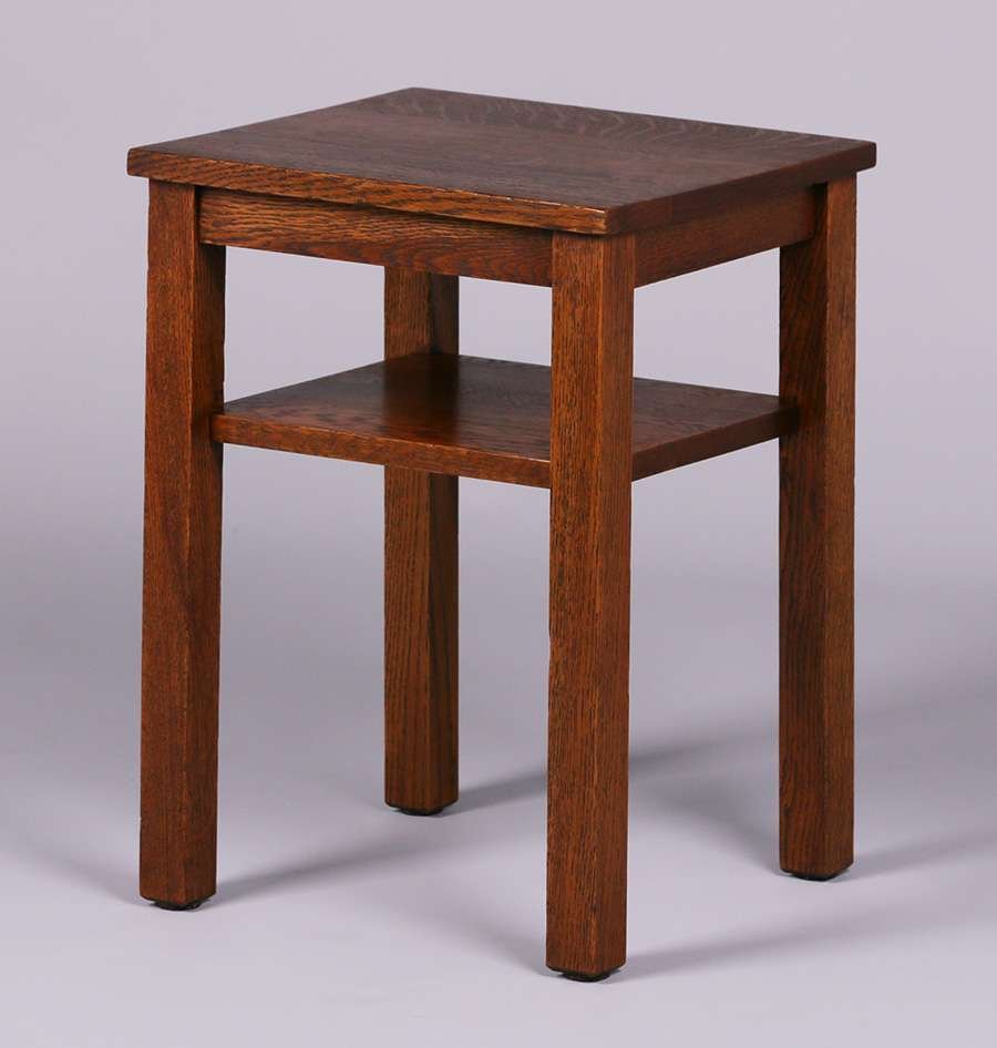 Grand Rapids Square Arts & Crafts Side Table c1910 (1 of 3)