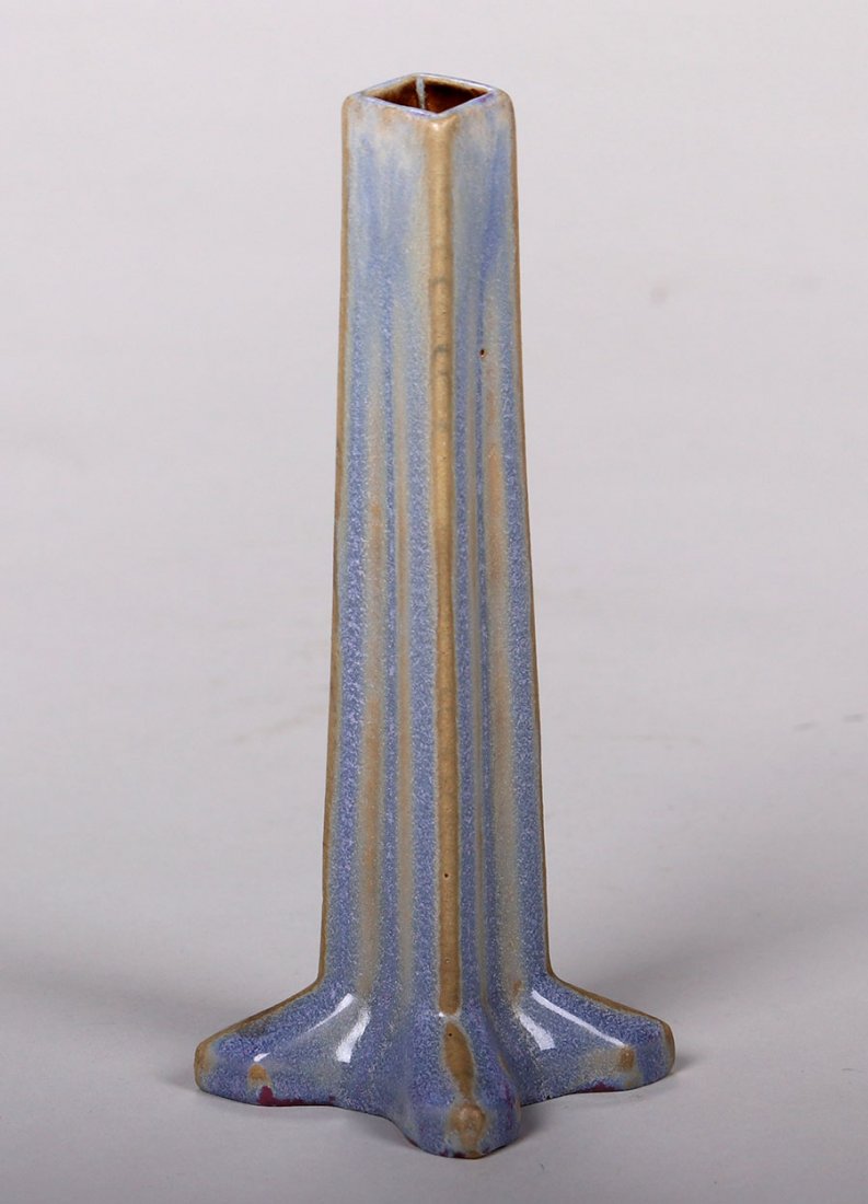 Fulper Pottery Square Stem Vase (1 of 3)