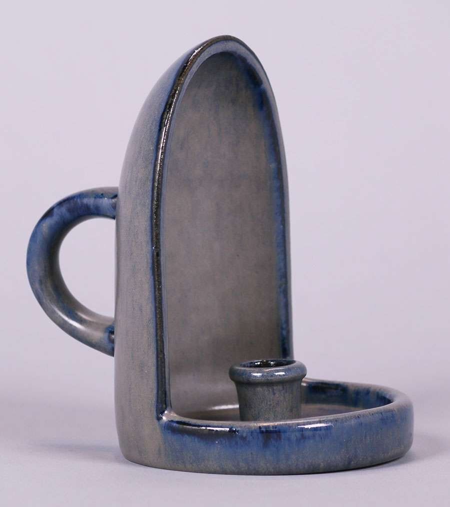 Fulper Pottery One-Handle Chamberstick (1 of 4)