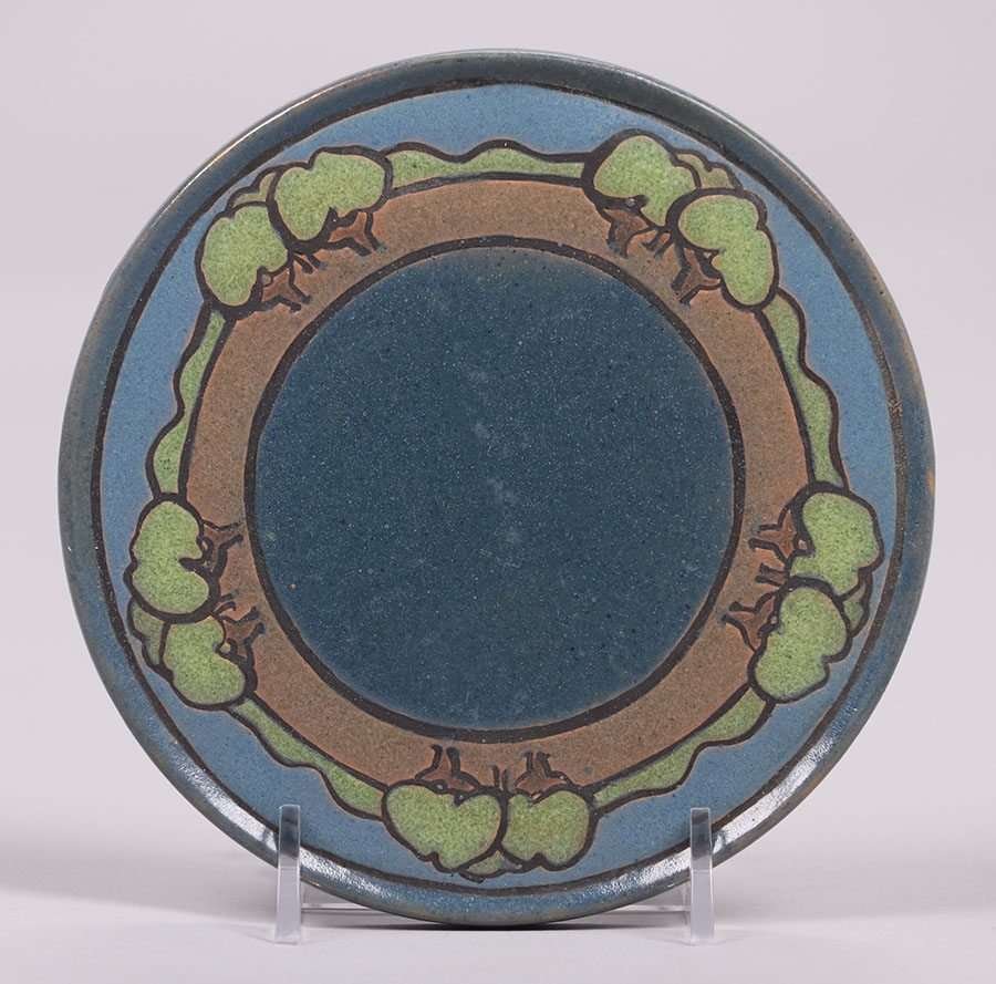 Saturday Evening Girls Landscape Trivet Tile c1917 (1 of 3)