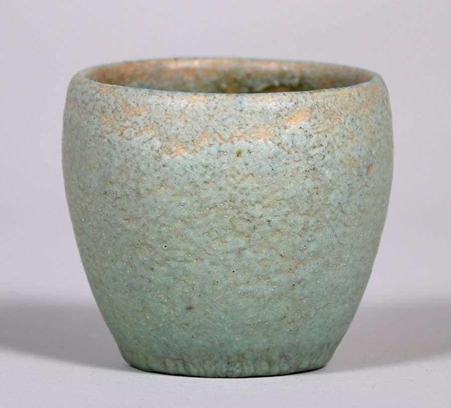 Grueby Faience Co Small Pale Blue Vase (1 of 4)