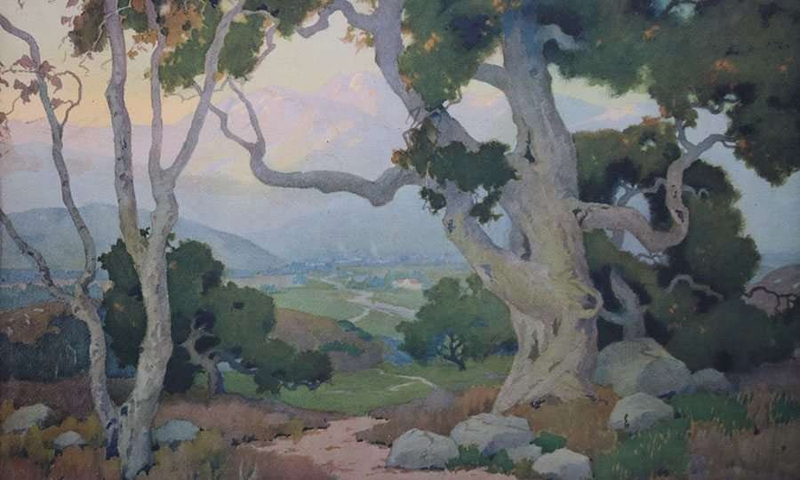 Marion Wachtel Print "The Oaks" c1917 (1 of 2)