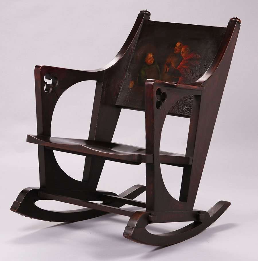 Shop of the Crafters Monk Rocker c1910 (1 of 4)