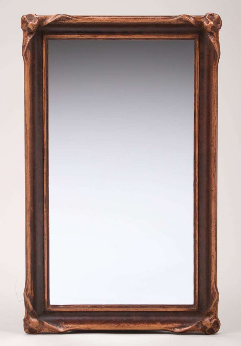 Arts & Crafts Batwing Gesso Mirror c1910 (1 of 1)