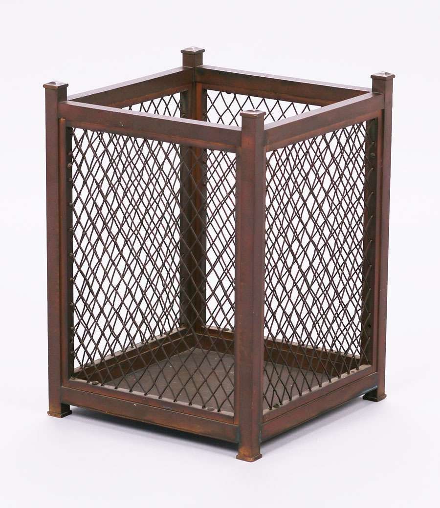 Frank Lloyd Wright Bronze Waste Basket Larkin Building (1 of 2)