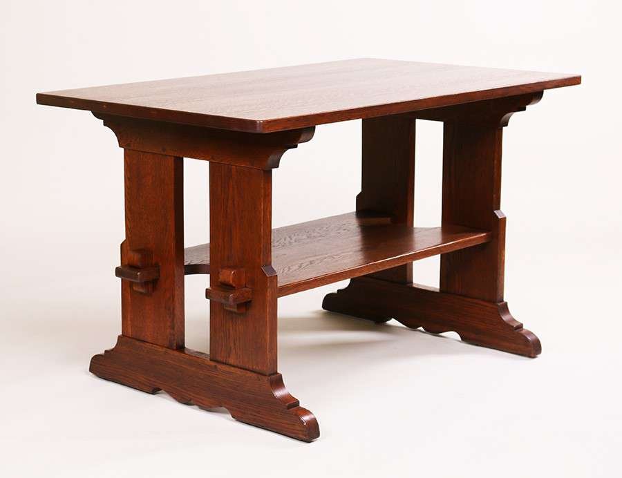 L&JG Stickley Trestle Table