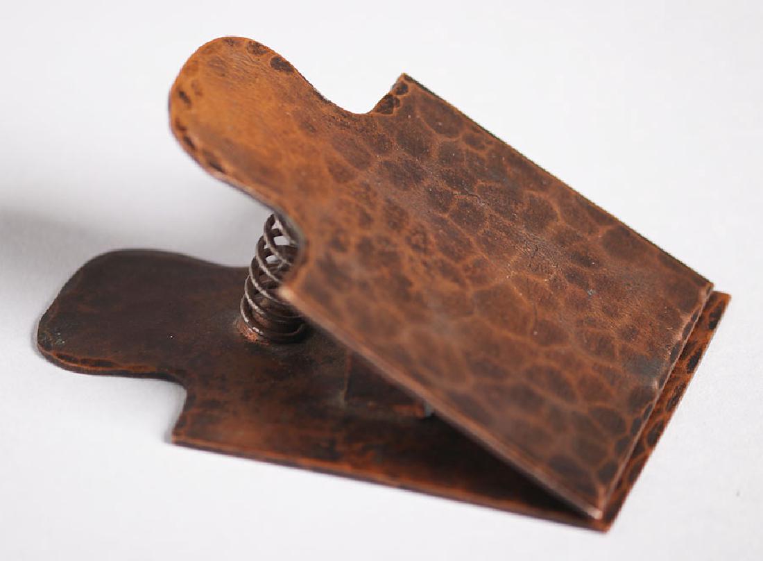 Gustav Stickley Hammered Copper Paper Clip (1 of 3)