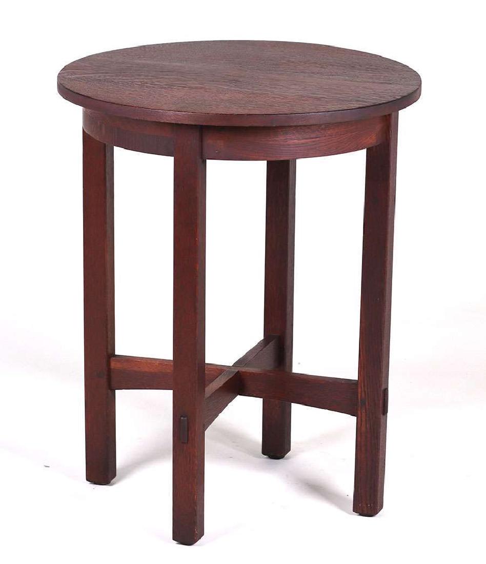 L&Jg Stickley 24"D Lamp Table C1907-1912 (1 of 4)