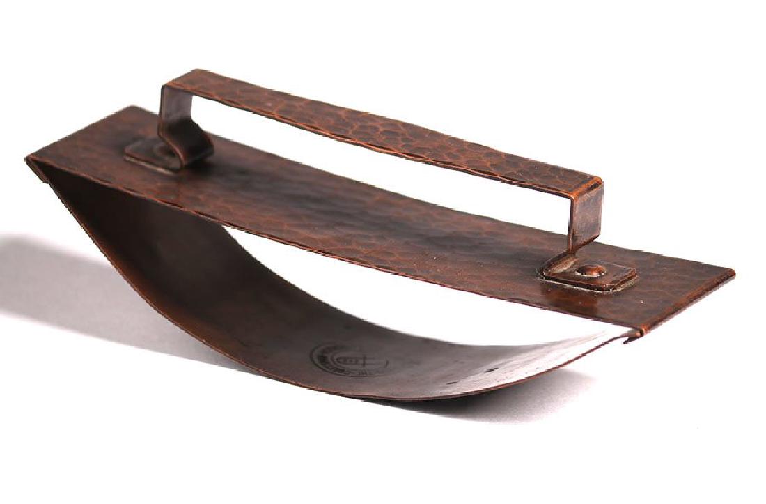 Gustav Stickley Hammered Copper Rolling Ink Blotter (1 of 3)