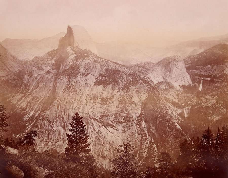 Eadweard Muybridge Large Early Yosemite Photo c1888 (1 of 2)