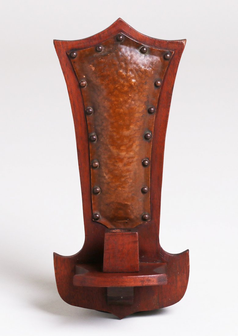 Forest Craft Guild Hammered Copper Candlesconce (1 of 2)