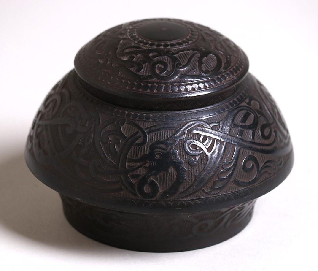 Marshall Fields (Chicago) Bronze Inkwell c1905-1910 (1 of 6)