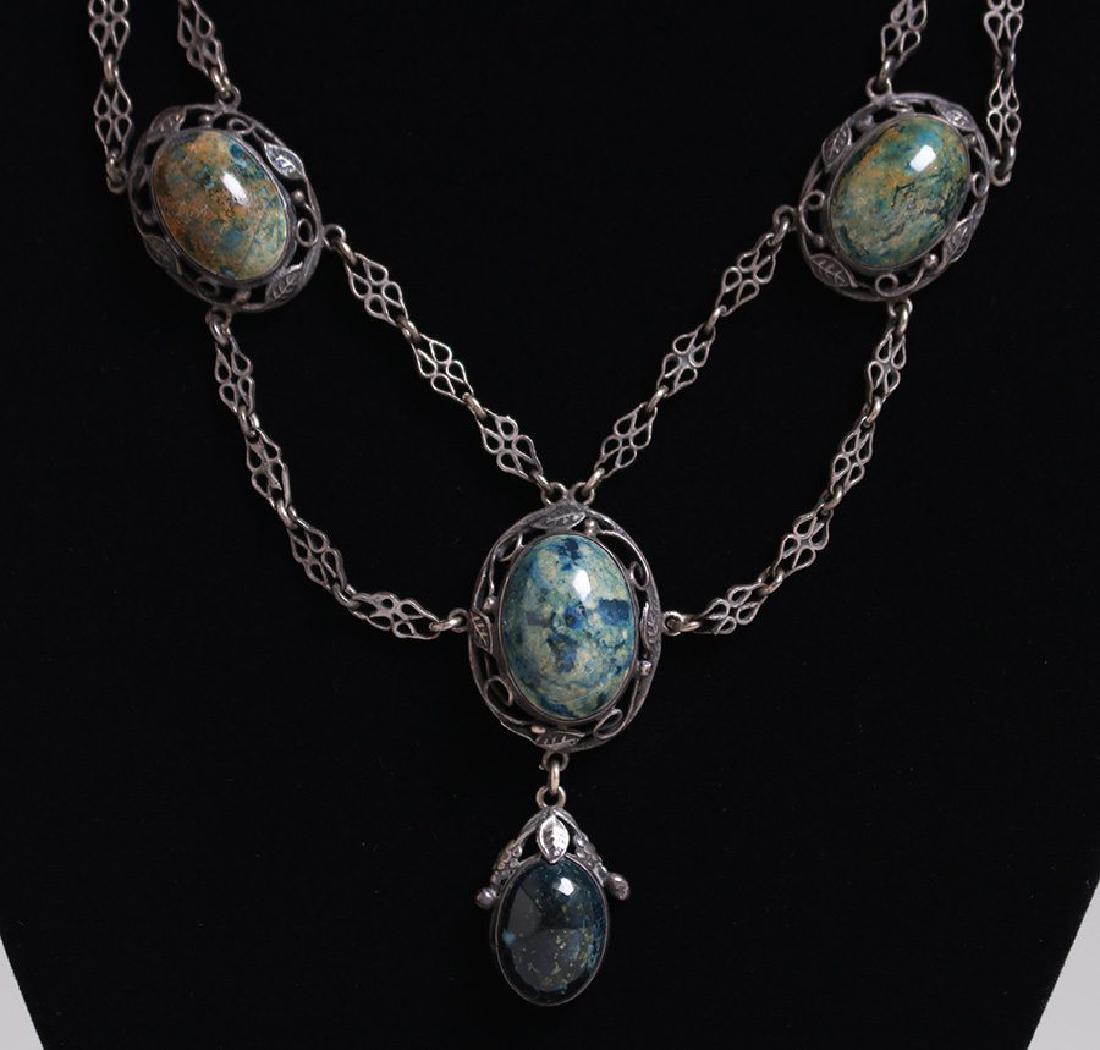 Arts & Crafts Sterling Silver Necklace (1 of 2)