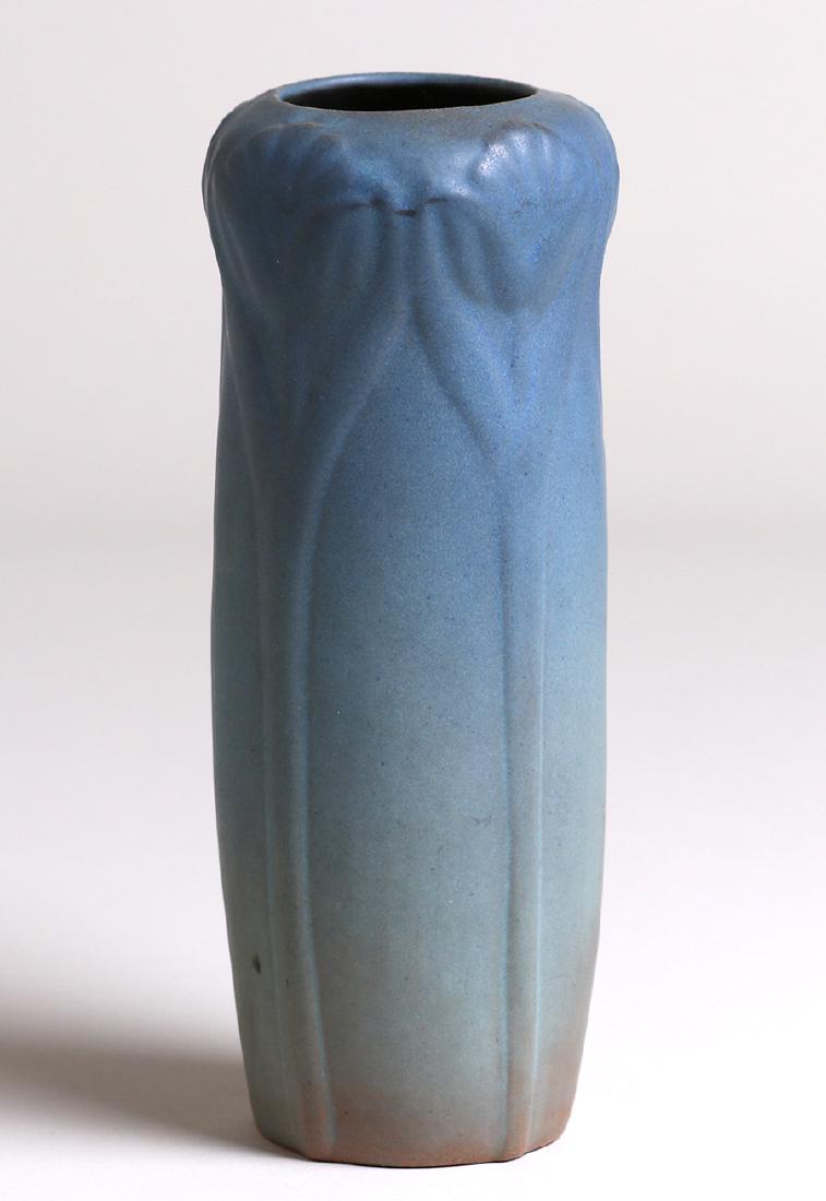 Van Briggle Matte Blue Vase c1917-1920 (1 of 4)