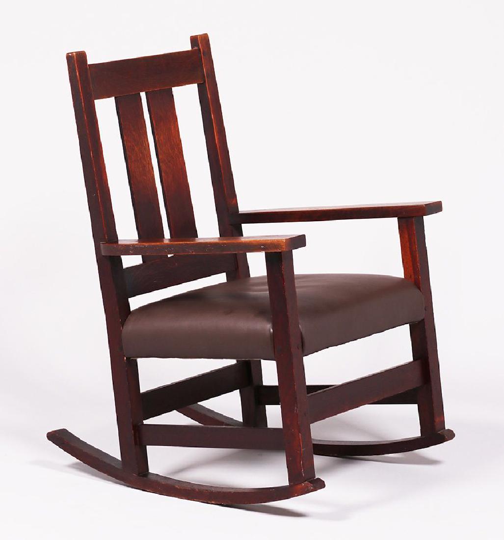 L&JG Stickley Onondaga Rocker c1902-1904 (1 of 3)