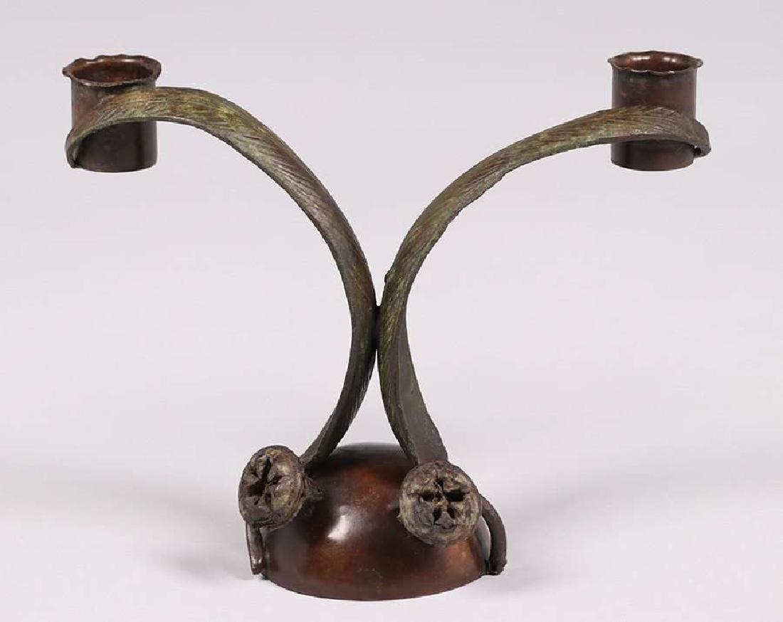 Jauchens Olde Copper Shop Eucalyptus Candlestick (1 of 4)