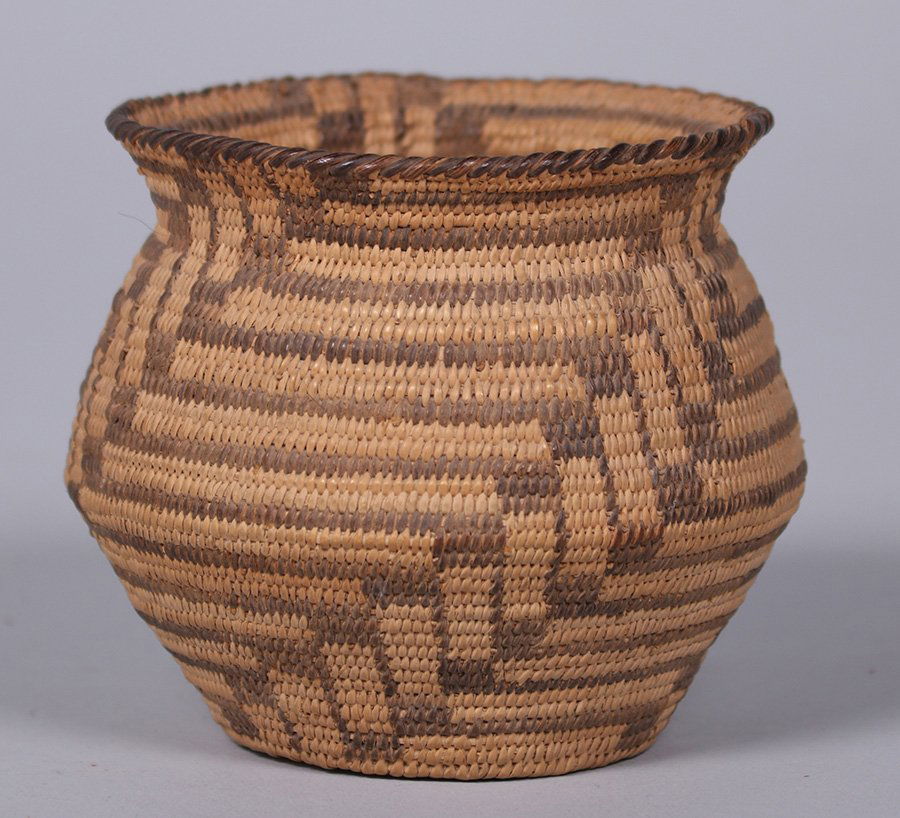 Pima Native American Basket Arizona c1910 (1 of 3)