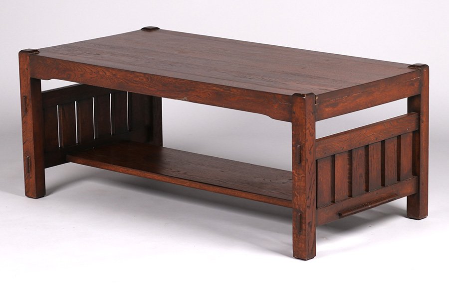 Mission Oak Coffee Table (1 of 2)