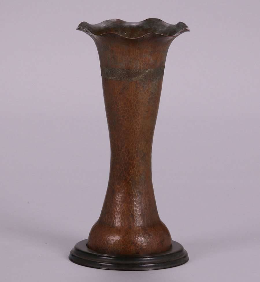 Dirk van Erp Hammered Copper Vase c1902-1908 Vallejo (1 of 2)