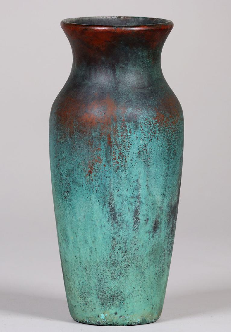 Clewell Copper-clad Pottery Baluster-shaped Vase (1 of 3)