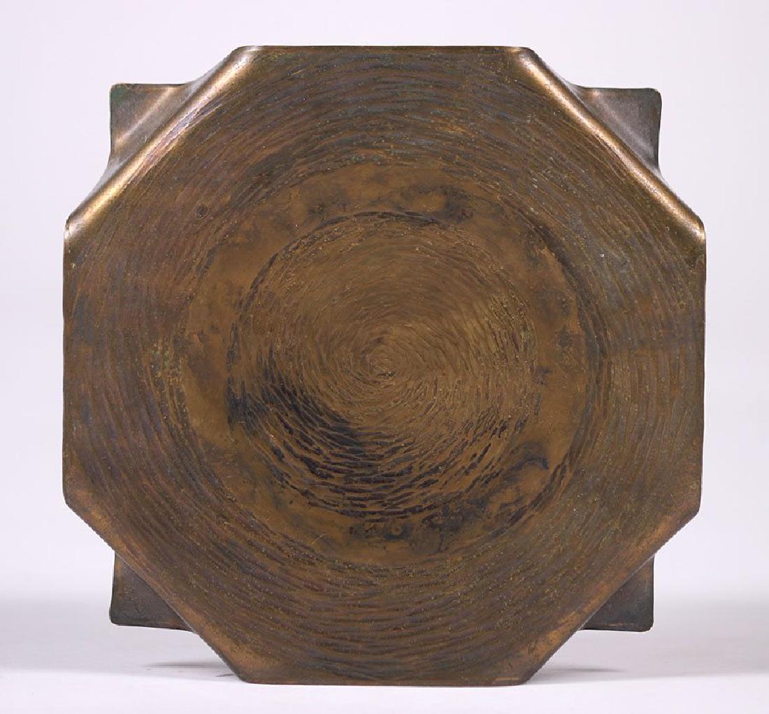 ETC Fish (Tioga, PA) Radial Hammered Copper Trivet (1 of 4)