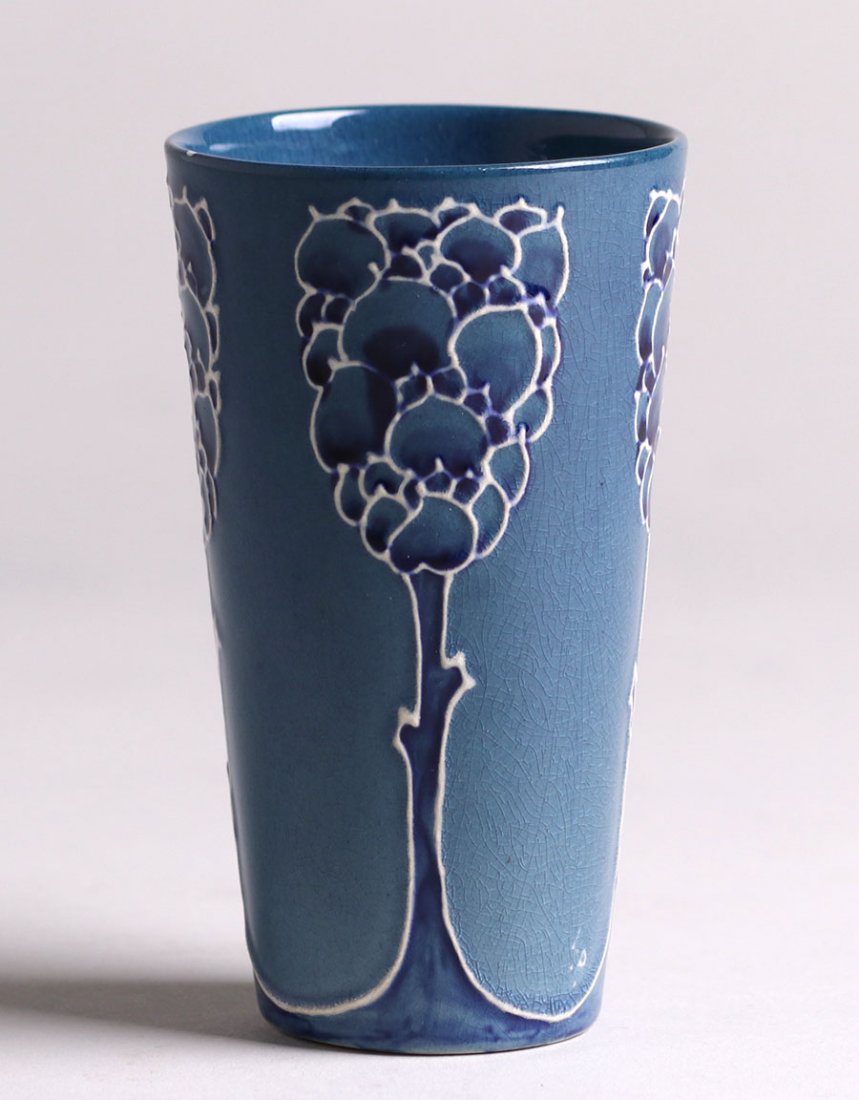 Weller Pottery - Rhead Faience Vase (1 of 4)