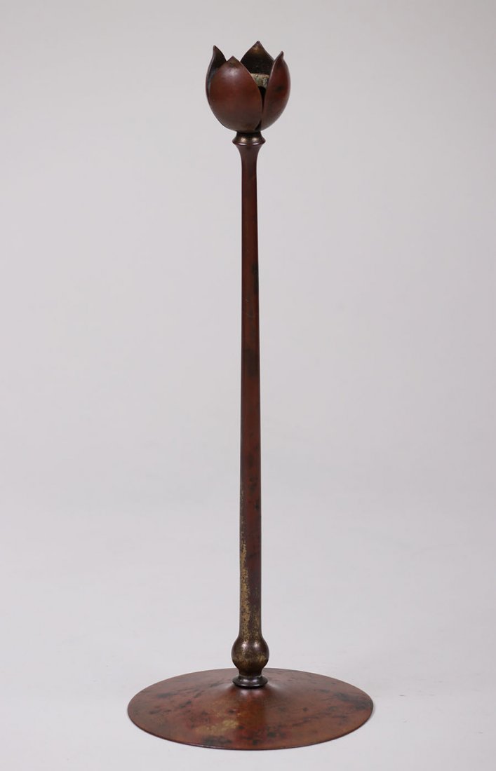 Heintz Bronze Candlestick c1912 (1 of 1)