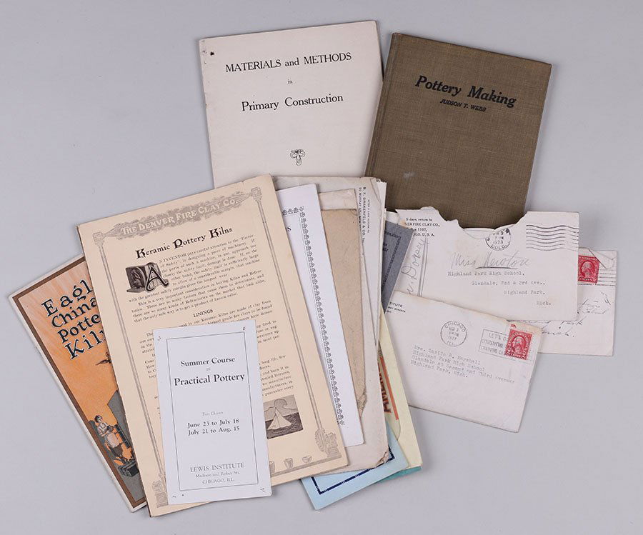 Lot of Kiln Supplies and Pottery-making Ephemera c1910s (1 of 5)