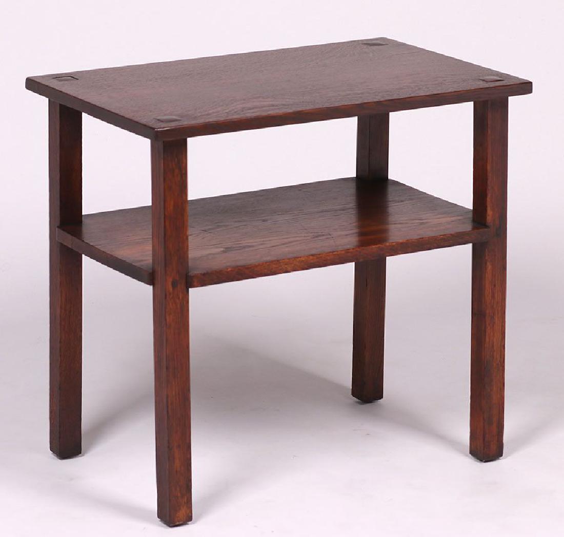 L&JG Stickley Rectangular Side Table c1905-1912 (1 of 3)