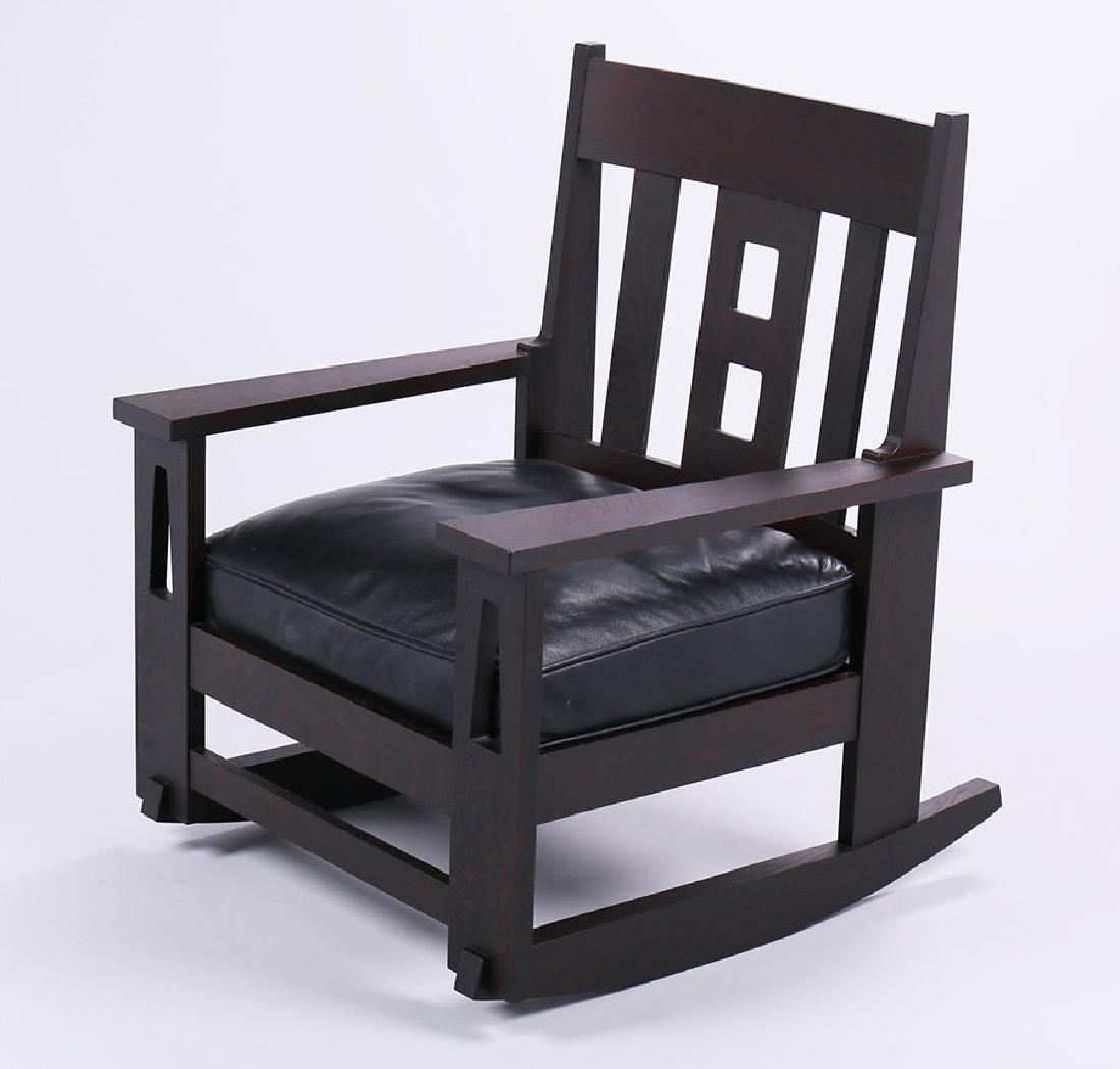 Contemporary Limbert Cutout Rocker