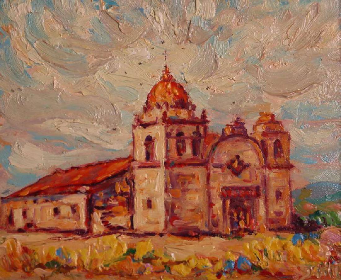 John Henry Ramm Painting - Carmel Mission (CA) (1 of 3)