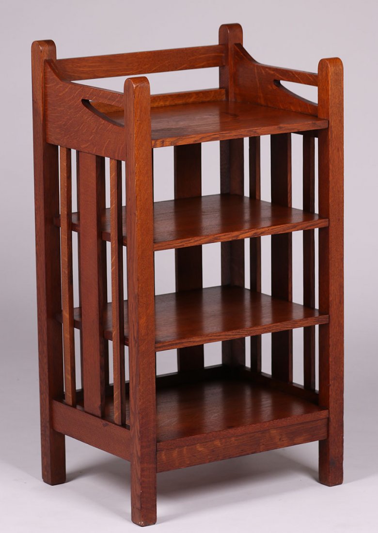 Stickley Brothers #4804 Magazine Stand (1 of 3)