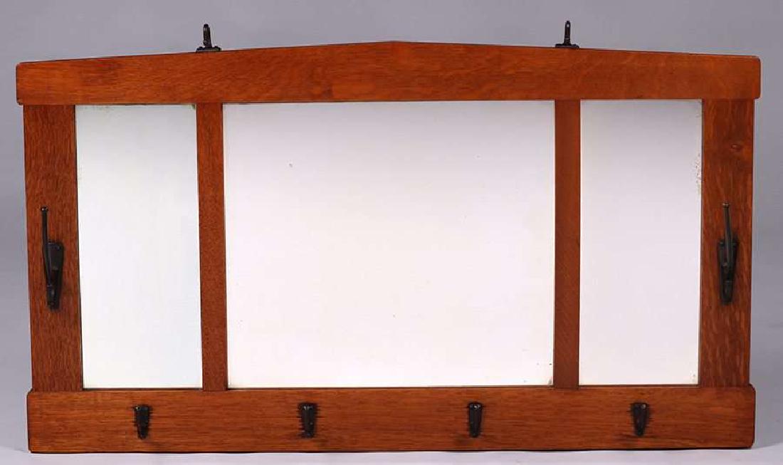 Stickley Brothers Three-section Hall Mirror (1 of 2)