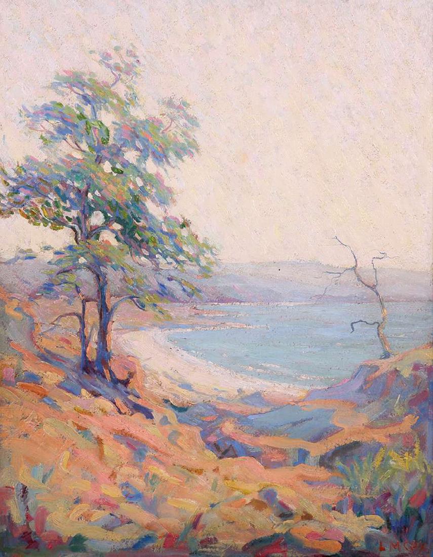 Lyda Maud Cox (1869-?) Impressionist Oil Painting (1 of 4)