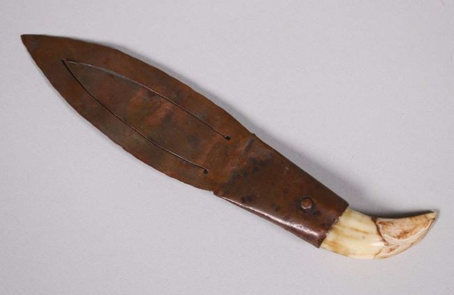 Albert Berry Hammered Copper Bookmark (1 of 2)