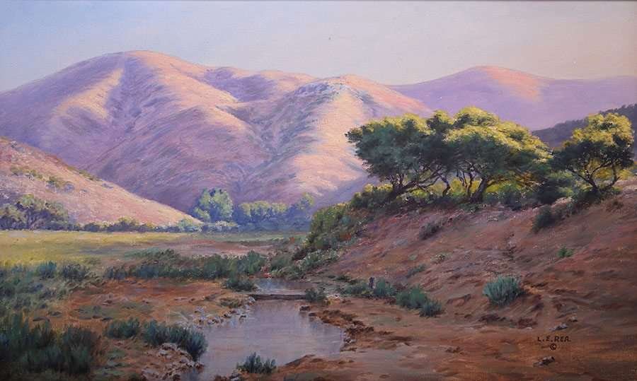 Louis Edward Rea Painting Marin County, California 1923 (1 of 4)